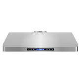 COS-QS90 36 in. Haven Collection 500 CFM Ducted Under Cabinet Range Hood, Touch Controls, LED Lights, Stainless Steel